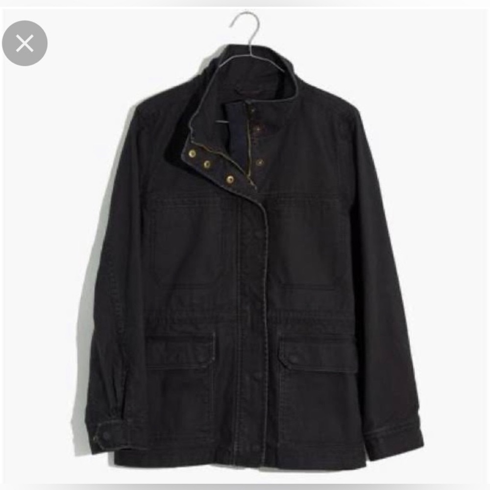 Madewell black dispatch jacket, small